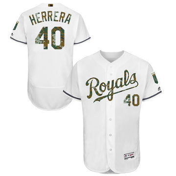 Kelvin Herrera Kansas City Royals white jersey