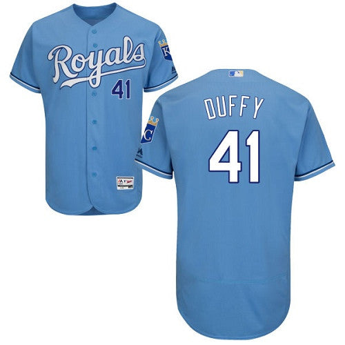 Danny Duffy Kansas City Royals blue jersey