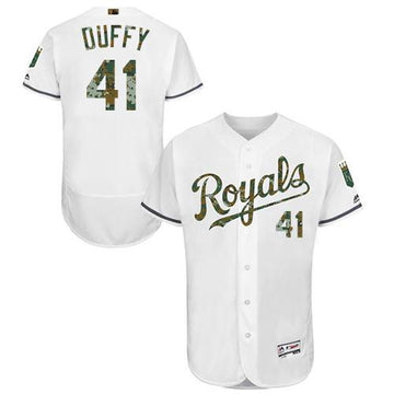 Danny Duffy Kansas City Royals white Authentic jersey