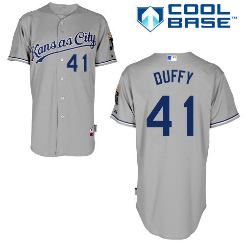 Duffy Kansas City Royals grey jersey