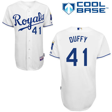 Duffy Kansas City Royals white jersey