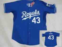 Crow Kansas City Royals blue jersey