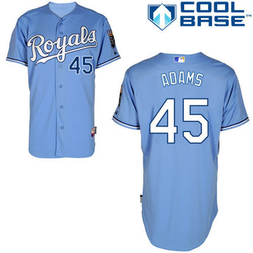 Adams Kansas City Royals blue jersey