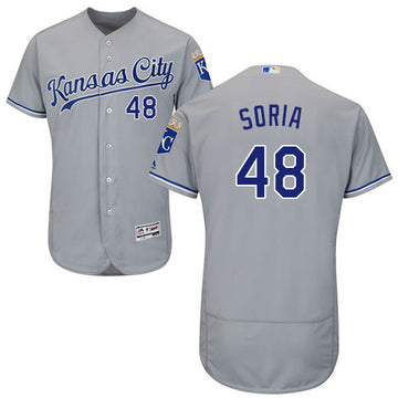 Joakim Soria Kansas City Royals gray jersey