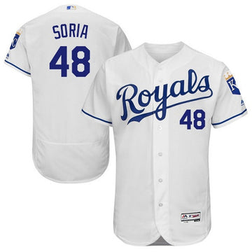 Joakim Soria Kansas City Royals white jersey