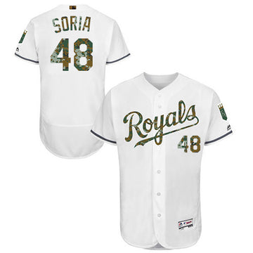 Joakim Soria Kansas City Royals white jersey