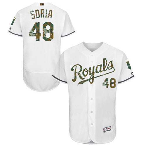 Joakim Soria Kansas City Royals white jersey