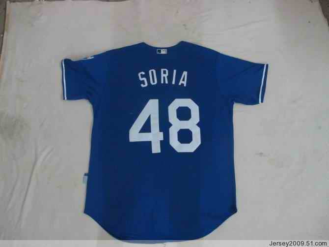 Soria Kansas City Royals blue jersey