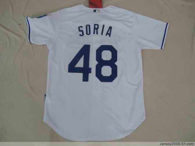 Soria Kansas City Royals white jersey