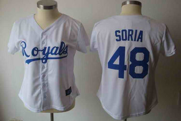Soria Kansas City Royals white jersey