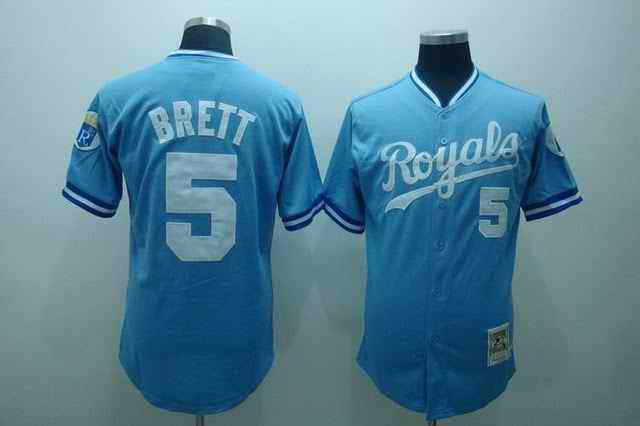 Brett Kansas City Royals blue jersey