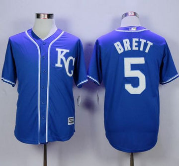 George Brett Kansas City Royals blue Alternate jersey