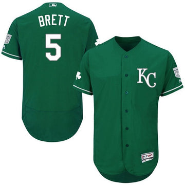 George Brett Kansas City Royals green jersey
