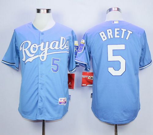 George Brett Kansas City Royals blue Alternate jersey