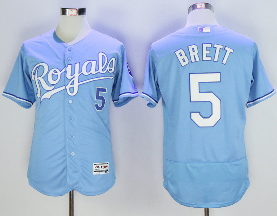 George Brett Kansas City Royals blue jersey