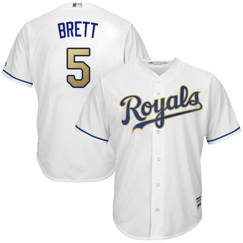 George Brett Kansas City Royals white jersey