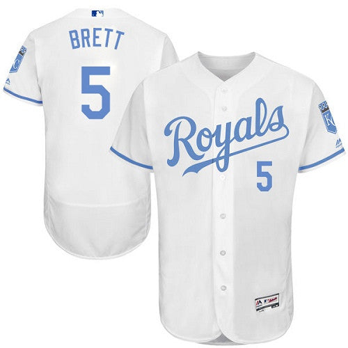 George Brett Kansas City Royals white jersey