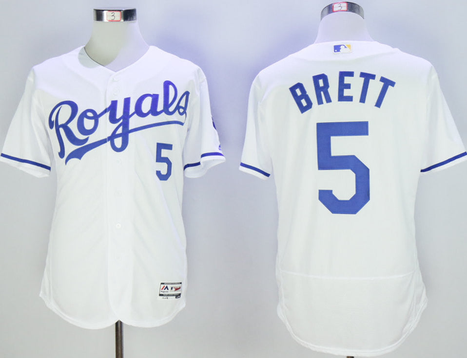George Brett Kansas City Royals white jersey