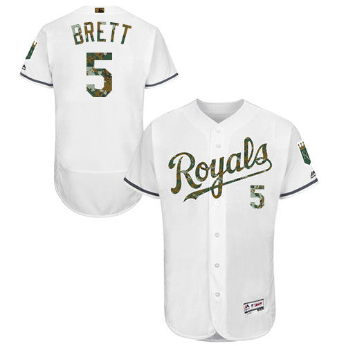 George Brett Kansas City Royals white jersey