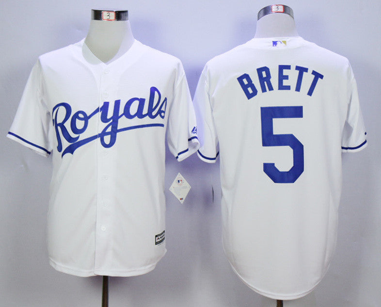 George Brett Kansas City Royals white jersey
