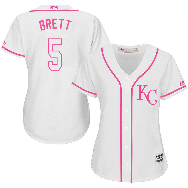 George Brett Kansas City Royals white jersey