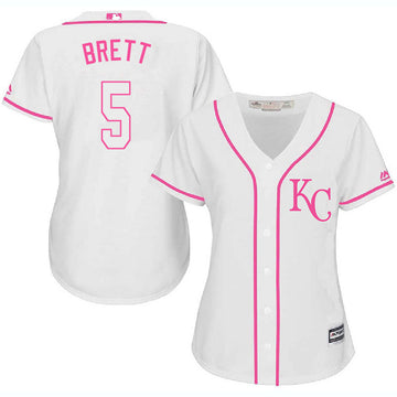George Brett Kansas City Royals white jersey