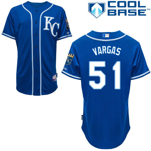 Vargas Kansas City Royals blue Alternate jersey