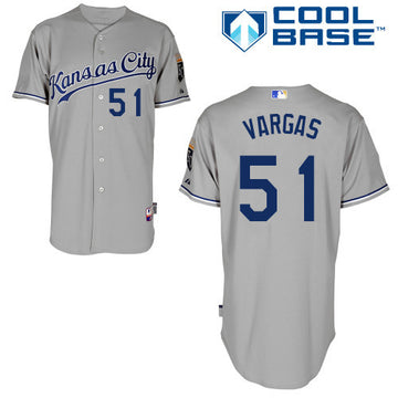 Vargas Kansas City Royals grey jersey
