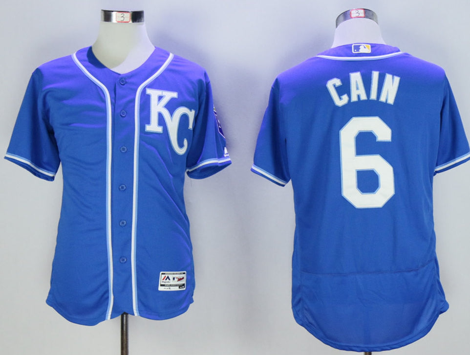 Lorenzo Cain Kansas City Royals blue jersey