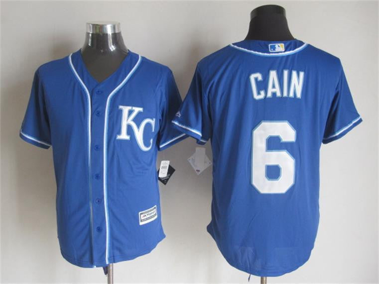 Lorenzo Cain Kansas City Royals blue jersey