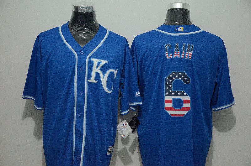 Lorenzo Cain Kansas City Royals blue jersey
