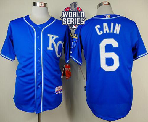 Lorenzo Cain Kansas City Royals blue jersey