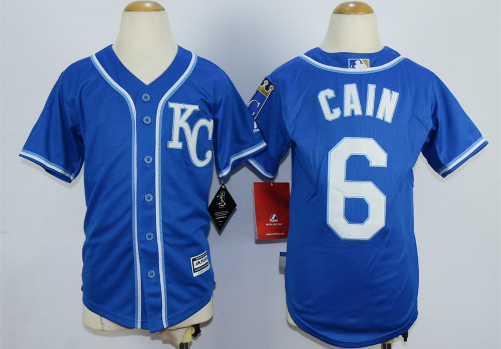 Lorenzo Cain Kansas City Royals blue jersey