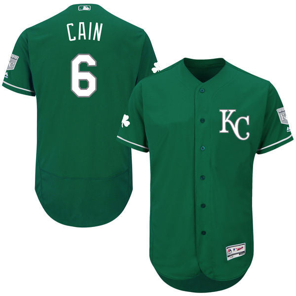 Lorenzo Cain Kansas City Royals green jersey