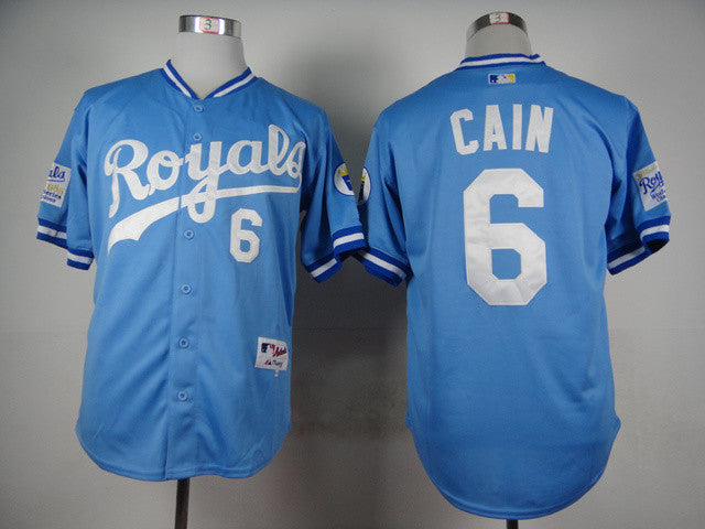 Lorenzo Cain Kansas City Royals blue jersey