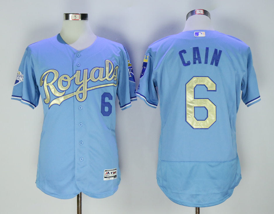 Lorenzo Cain Kansas City Royals blue jersey