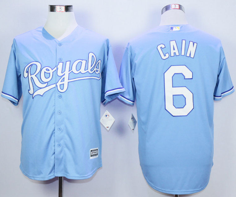 Lorenzo Cain Kansas City Royals blue jersey
