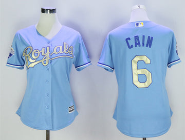 Lorenzo Cain Kansas City Royals blue jersey