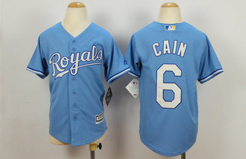 Lorenzo Cain Kansas City Royals blue jersey