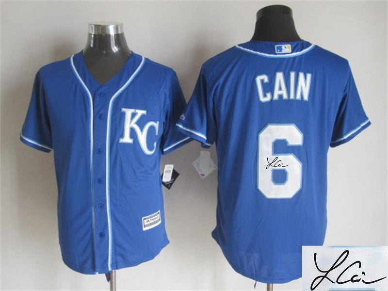 Lorenzo Cain Kansas City Royals royal jersey
