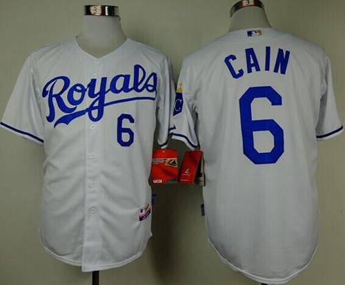 Lorenzo Cain Kansas City Royals white jersey