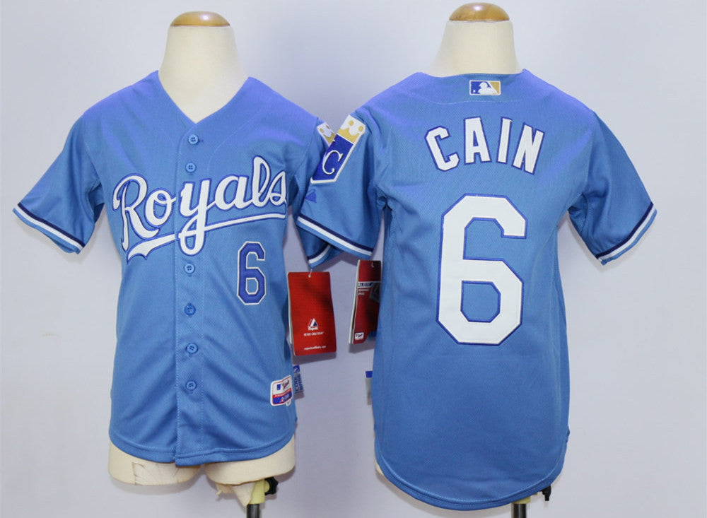 Lorenzo Kansas City Royals blue jersey