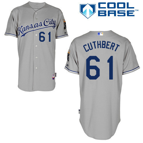 Cuthbert Kansas City Royals grey jersey