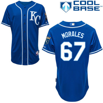 Morales Kansas City Royals blue Alternate jersey