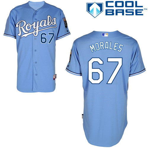 Morales Kansas City Royals blue jersey