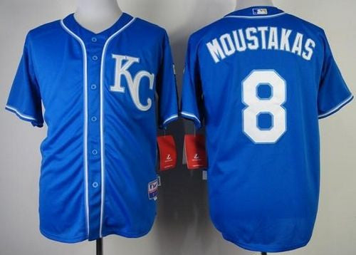 Mike Moustakas Kansas City Royals blue Alternate jersey
