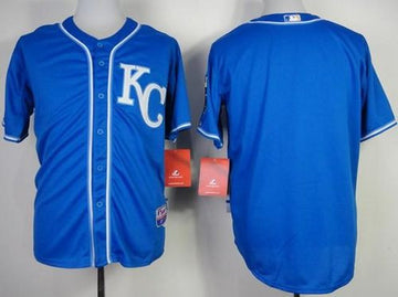 Custom Kansas City Royals blue Alternate jersey