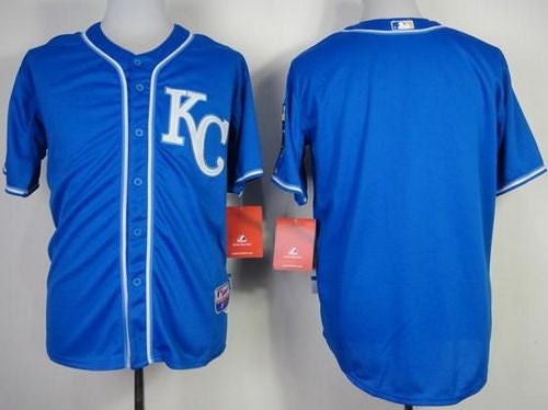 Custom Kansas City Royals blue Alternate jersey