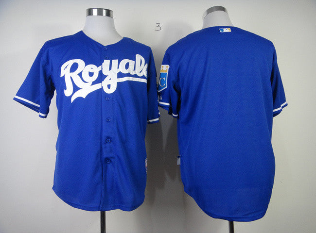 Custom Kansas City Royals blue jersey
