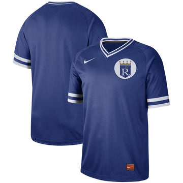 Custom Kansas City Royals blue Throwback jersey